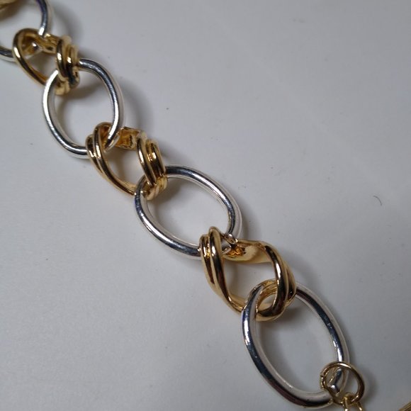 Large Metal Chain Bracelet 8.5 Inches - Picture 6 of 12